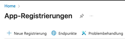 Entra App-Registrierung