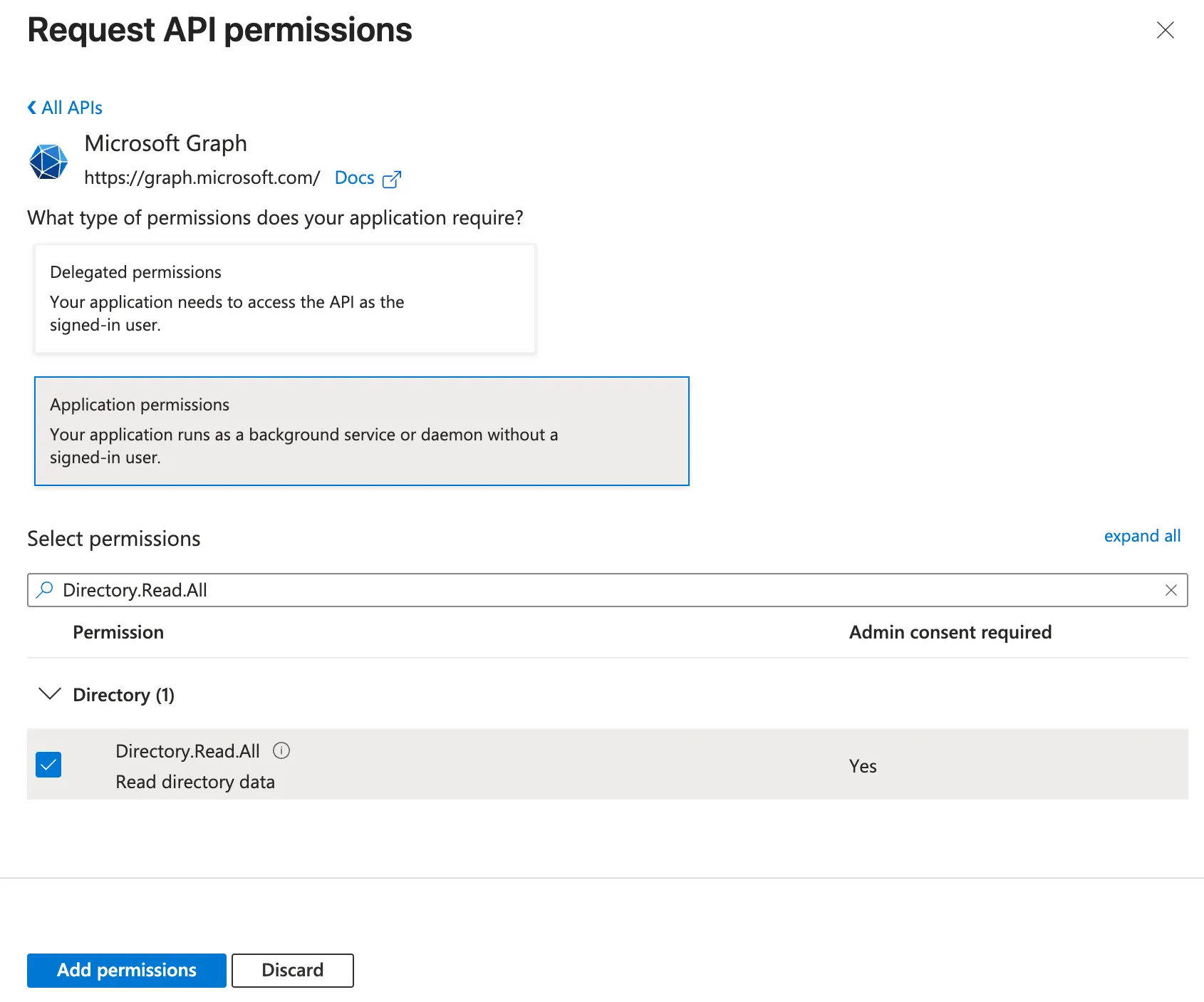 Add permission