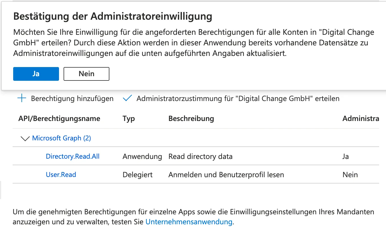 Administratorenzustimmung
